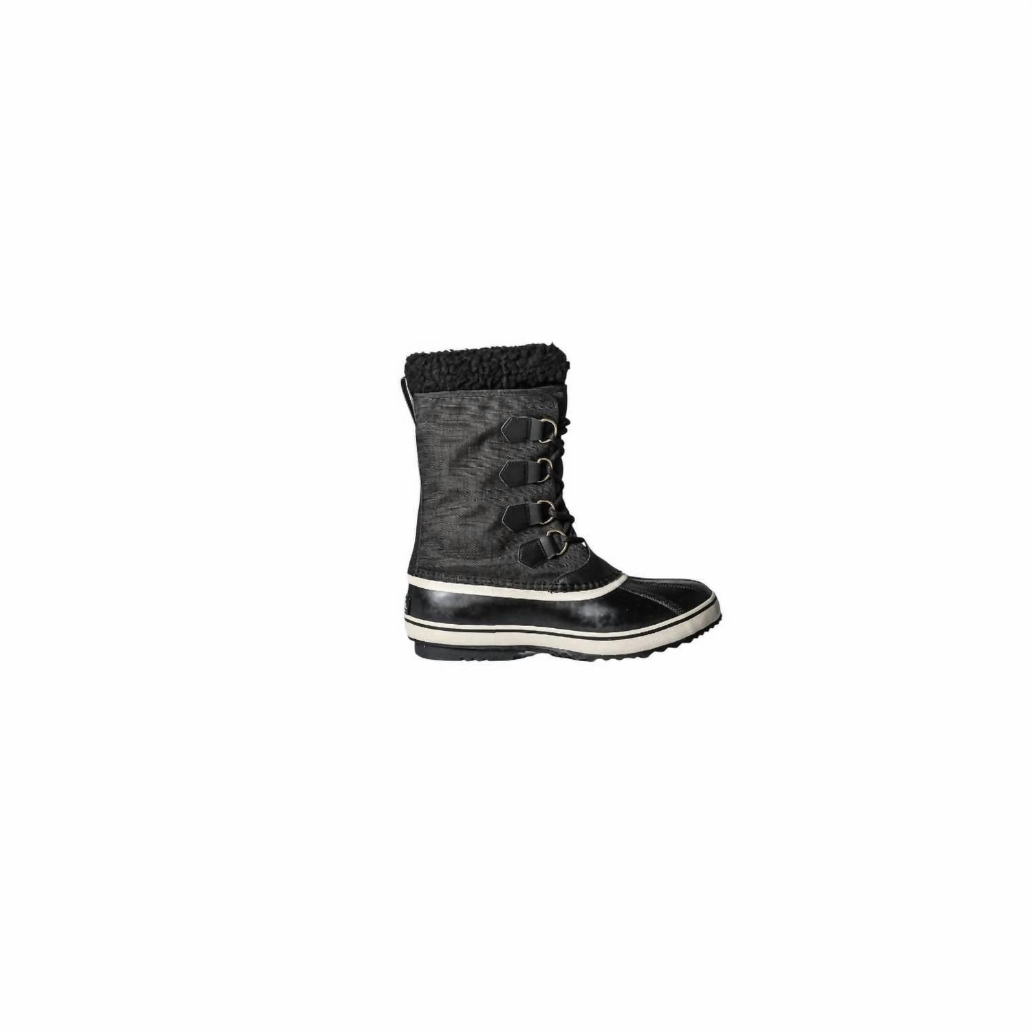 Men's 1964 Pac Nylon Waterproof Winter Boots In Black, Ancient Fossil Anti-static