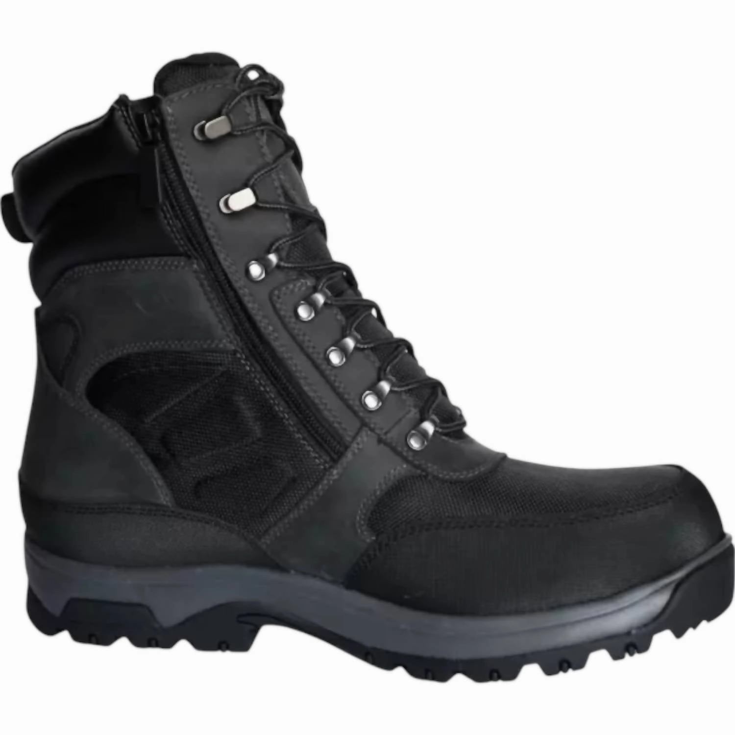 Mud Friendly Warm Core Men's 8000 Works Ubal Side-Zip 400G Insulated Boots In Black