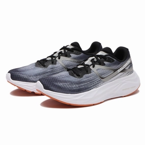 Men's Aero Glide Running Shoes In Black/alloy/coral Gold adjustable - strap