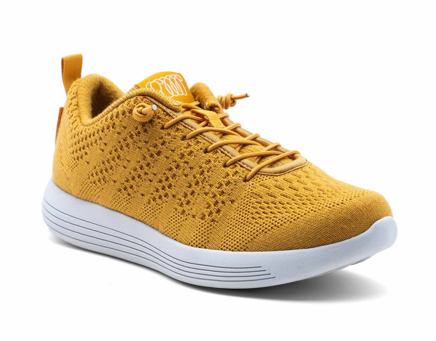 mud - resistant shoes Men's Belmont Sneaker In Mustard Merino Wool