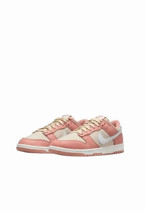 Men's Dunk Low Retro Premium Sneaker In Red Stardust/summit White/sanddrift outstanding - running flexible outsole running shoes