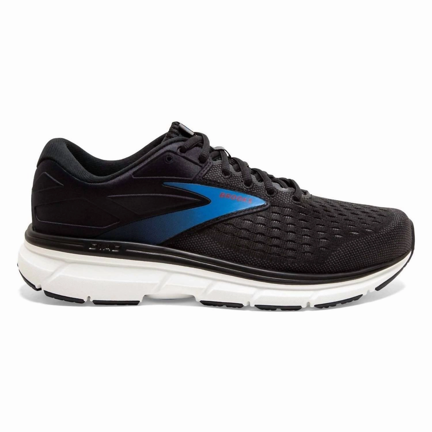 Men's Dyad 11 Running Shoes In Black/ebony/blue Synthetic - Upper arch - hugging