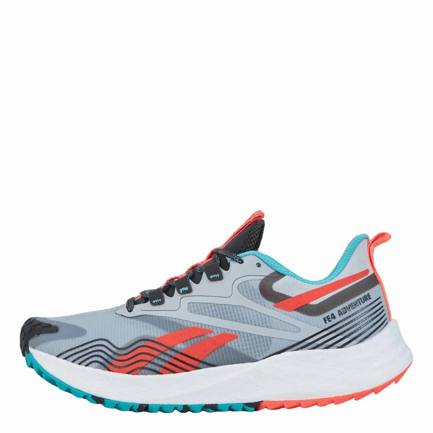 sockliner Breathable - mesh Men's Floatride Energy 4 Adventure Shoes In Pure Grey/classic Teal/orange Flare