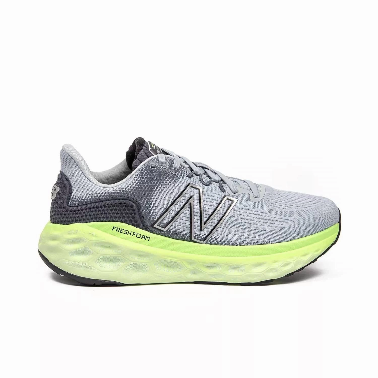 lateral support shoes intermediate shoes Men's Fresh Foam X More V3 Running Shoes In Light Slate / Vibrant Spring