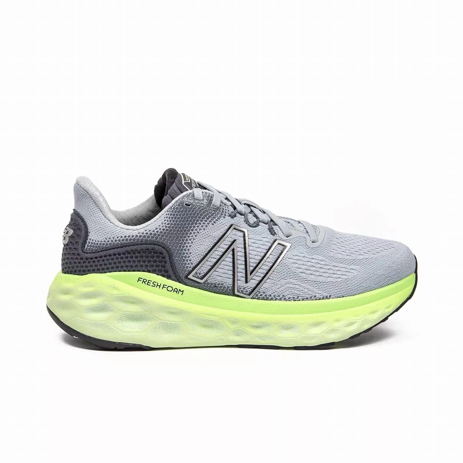 Men's Fresh Foam X More V3 Running Shoes In Light Slate / Vibrant Spring machine - washable - design shoes