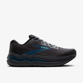 desert - climate shoes Men's Ghost Max 2 Running Shoes In Ebony/cockatoo/blue Sapphire
