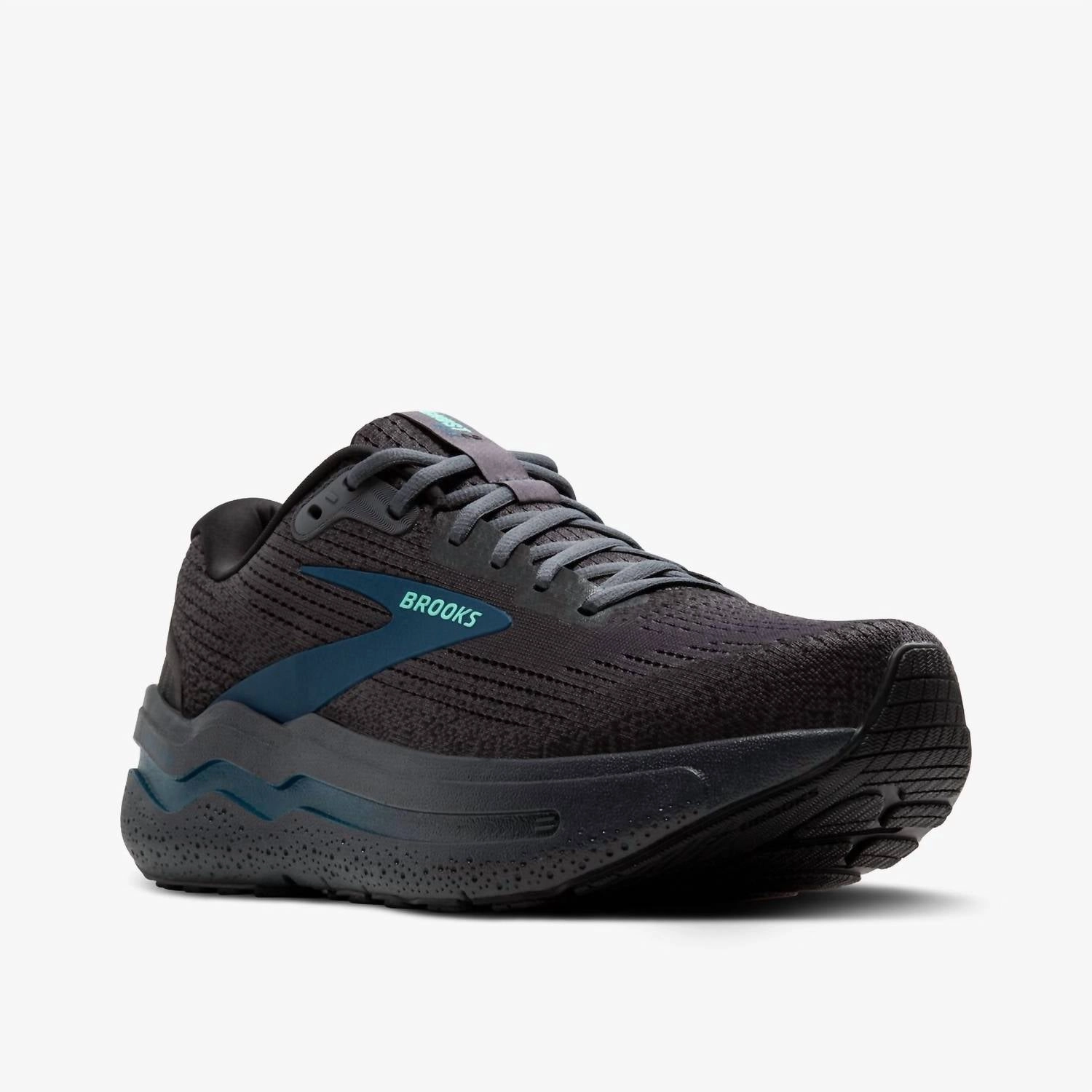 Men's Ghost Max 2 Shoes In 081 - Ebony/cockatoo/blue Sapphire professional athletes fitness - journey