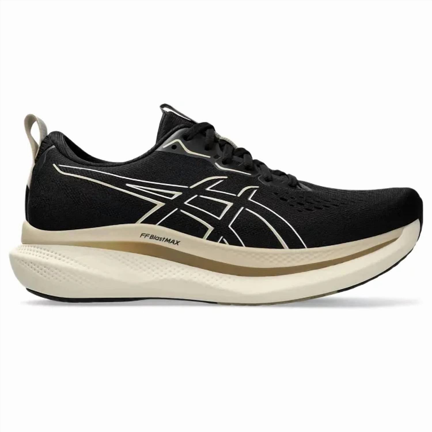 anti - blister gym workouts Men's Glideride Max Running Shoes In Black/oatmeal