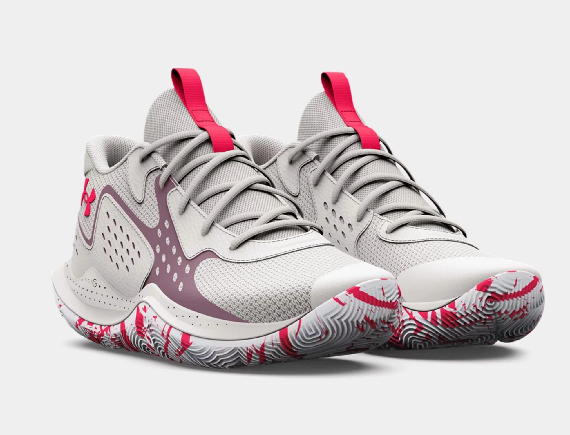 Comfortable Foot Feel Men's Gs Jet Twenty Three Shoes In White Clay / Misty Purple / Beta