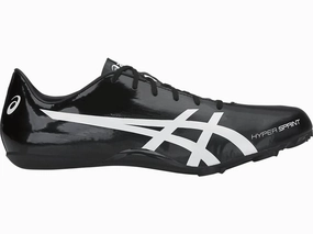 Men's Hyper Sprint 7 Track Shoes In Black/white lightweight shoe traits