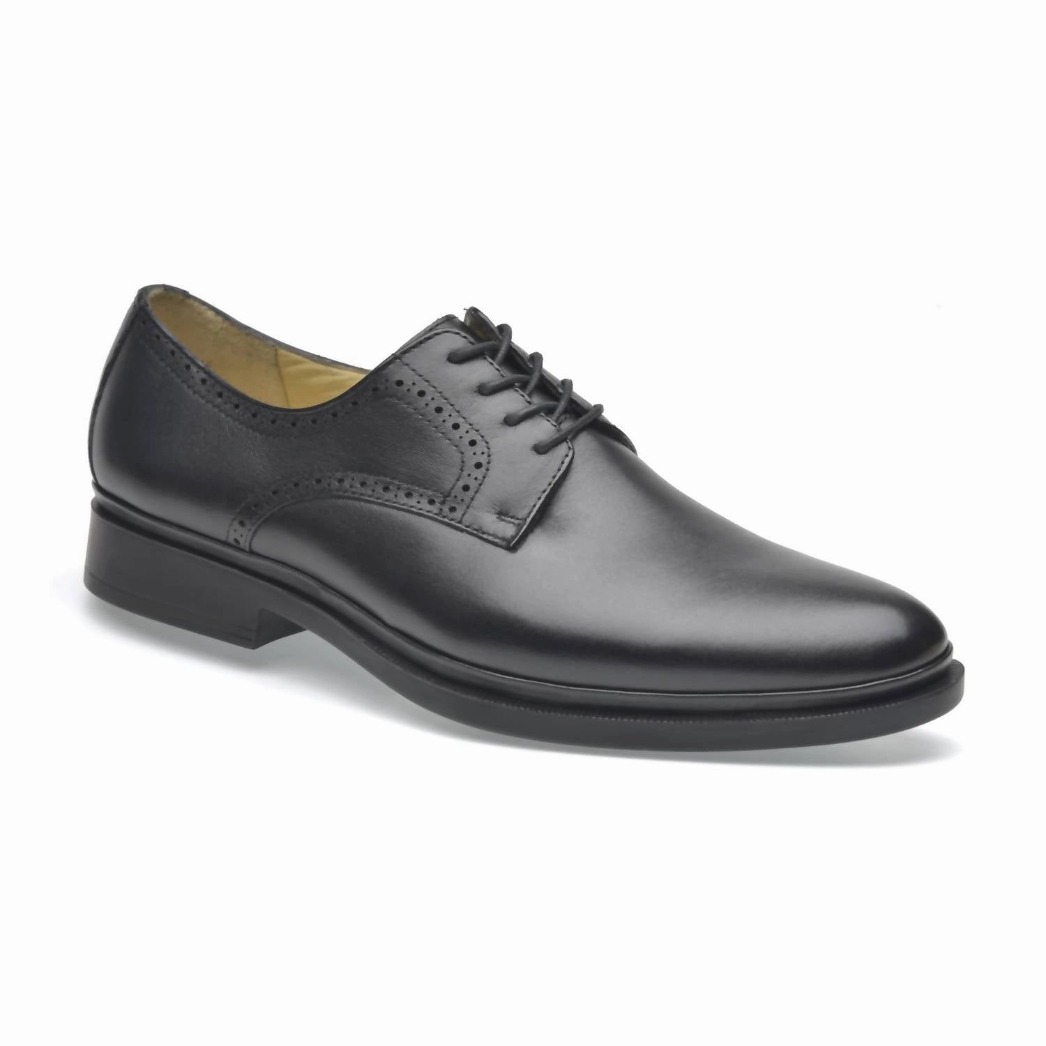 Men's Lambskin Oxfords Classic In Black Simple Yet Elegant