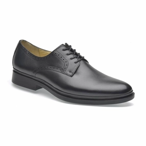 Men's Lambskin Oxfords Classic In Black Durable Design Classic Slip On