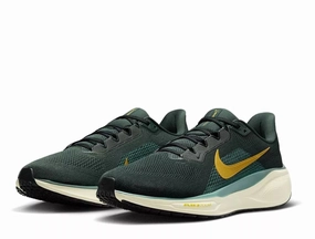 Men's Pegasus 41 Shoes In Vintage Green/black/infinite Gold running in soft tracks shoes