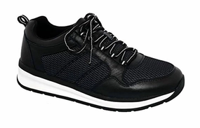 Men's Rocket Athletic Shoes In Black Supination correction running in a basketball court area shoes