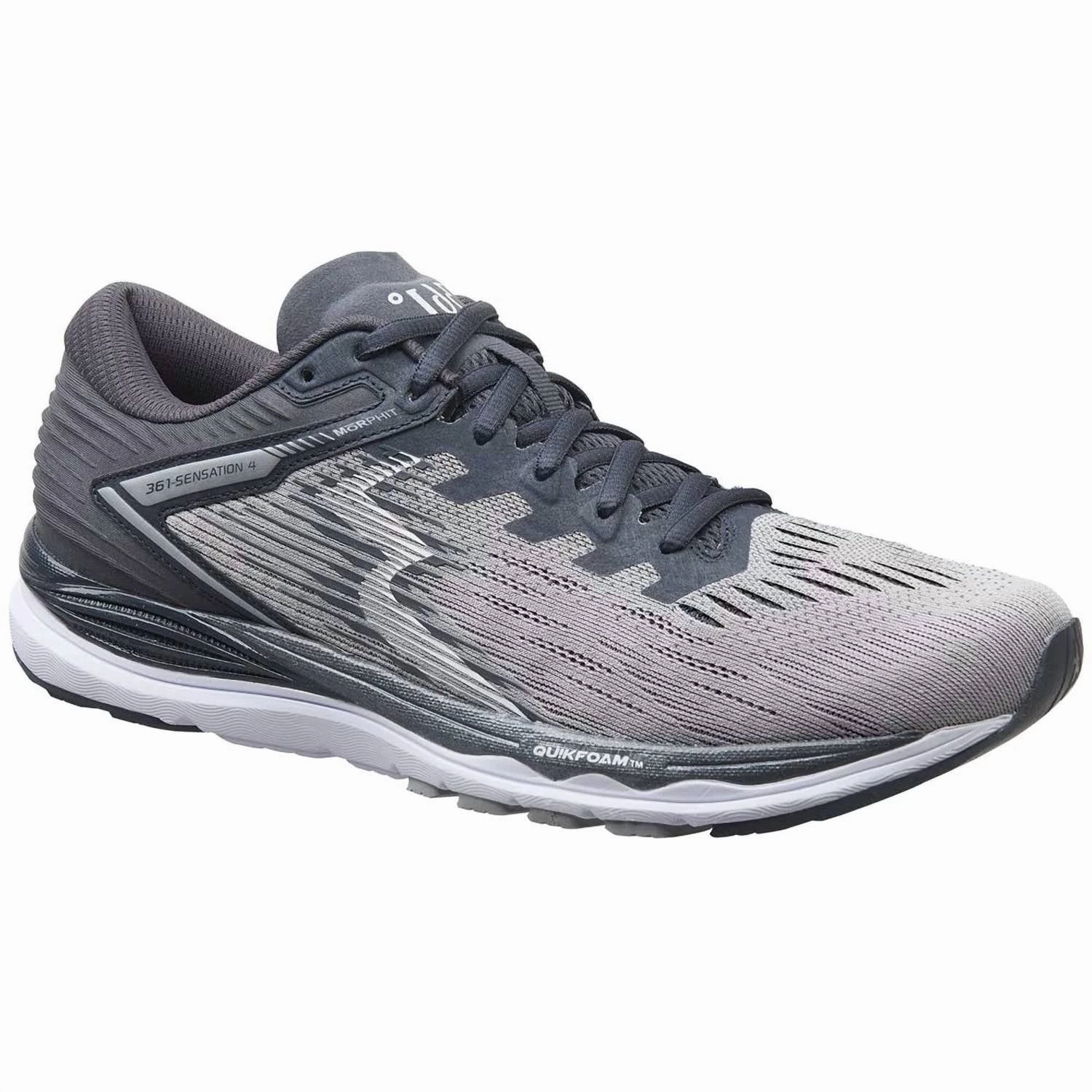Men's Sensation 4 Running Shoes - Medium Width In Sleet/ebony high-end