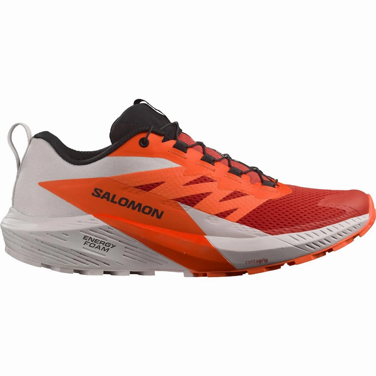 community - run running shoes Men's Sense Ride 5 Trail Running Shoes In Lunar Rock/shocking Orange/fiery Red