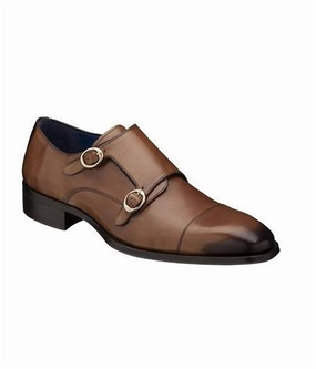 Supportive Comfort Men's Vigolo Calfskin Shoes In Tan