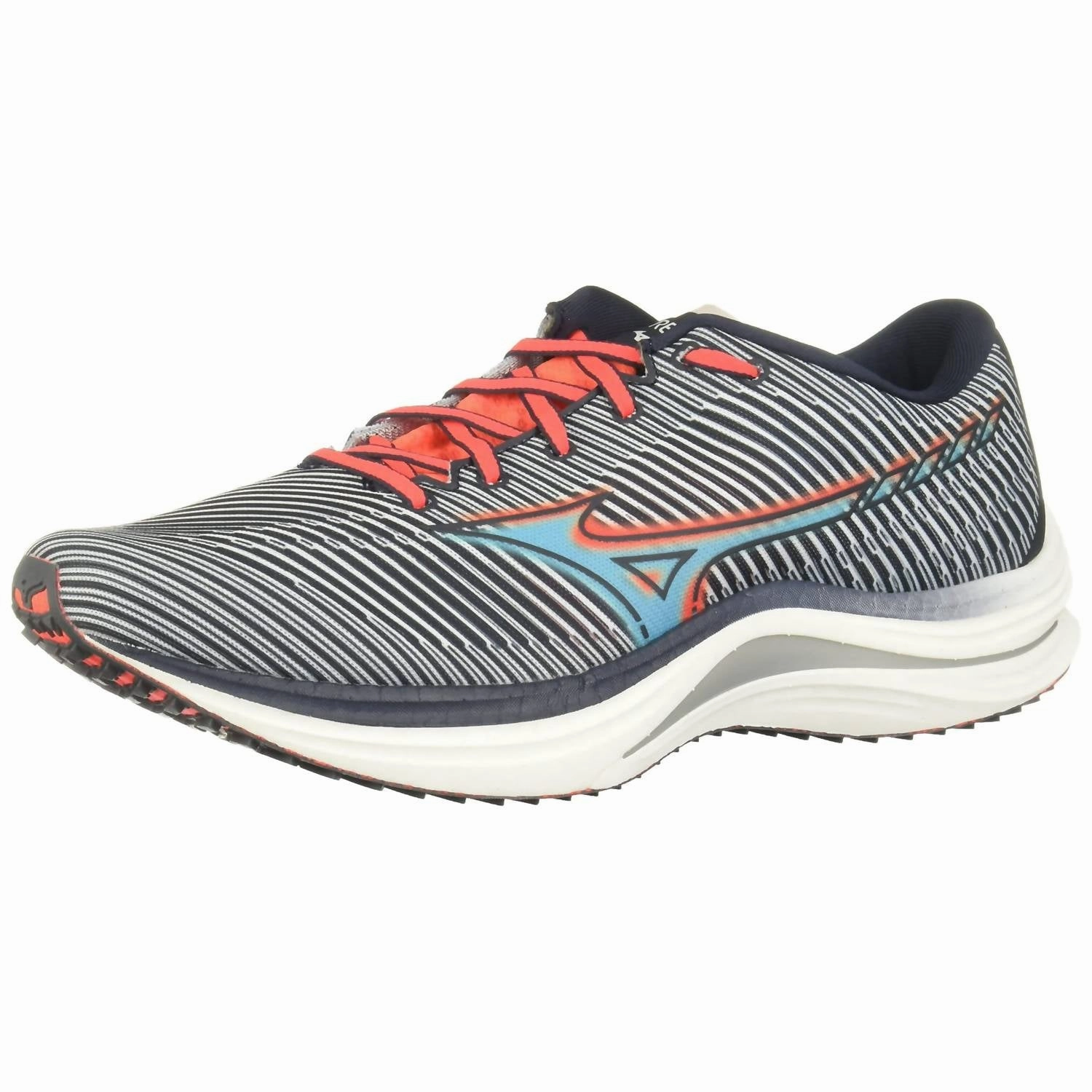 Men's Wave Rebellion Shoes In India Ink/scuba Blue exploration running shoe fascination track runner