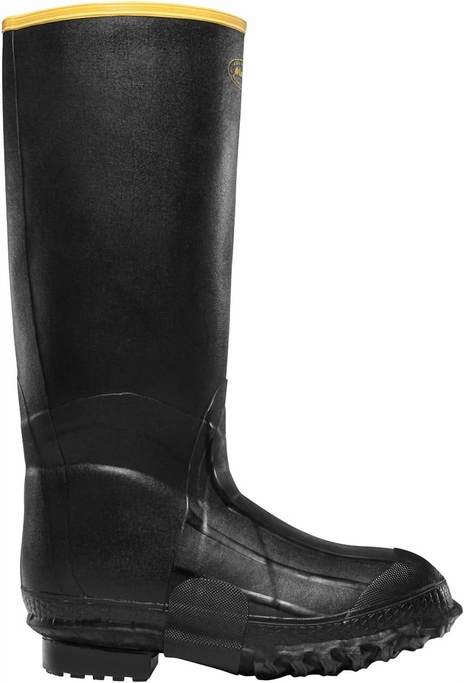Men's Zxt Knee Boot 16" Foam Insulated In Black Comfortable Support