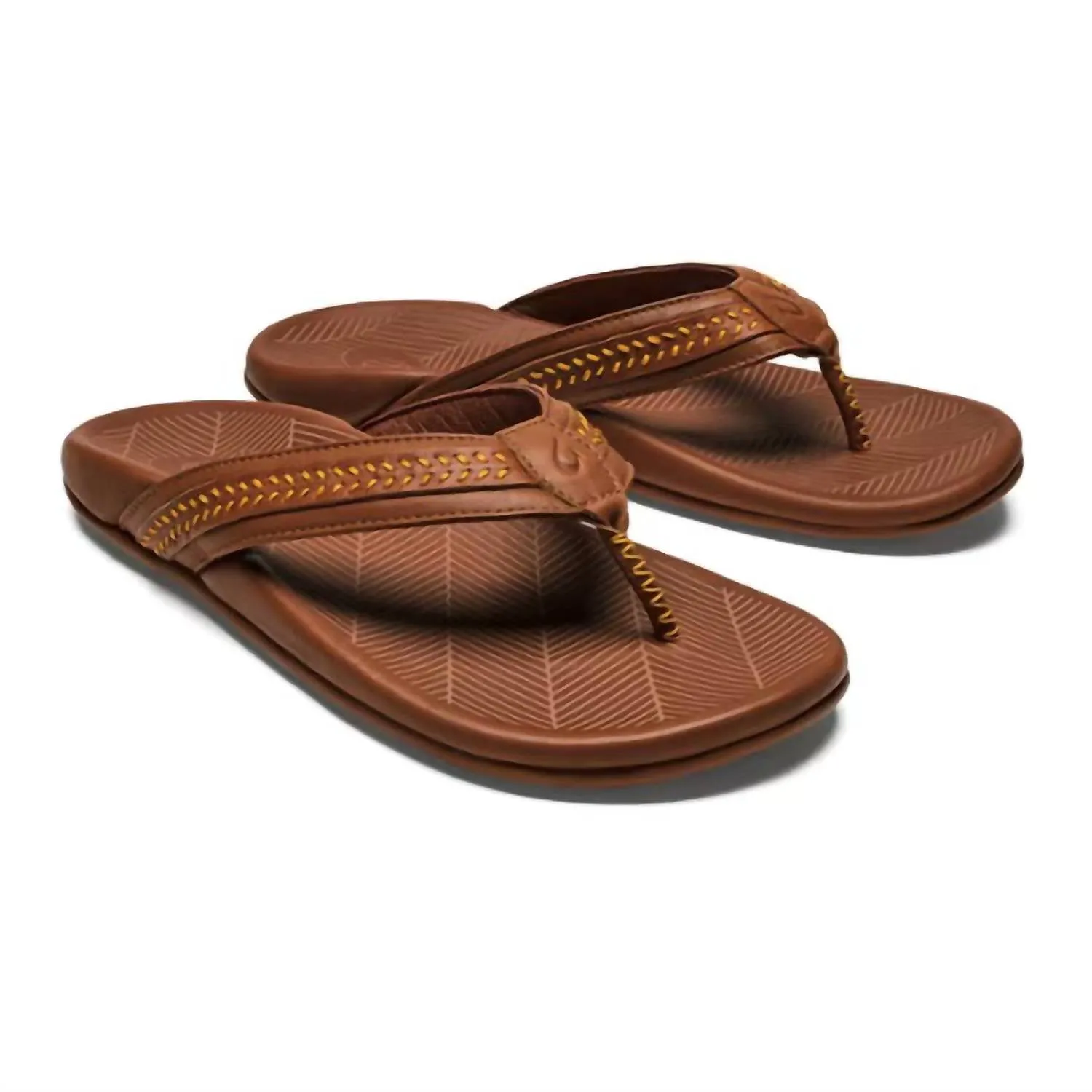 Men's Aho Flip Flops In Fox Ankle Soft