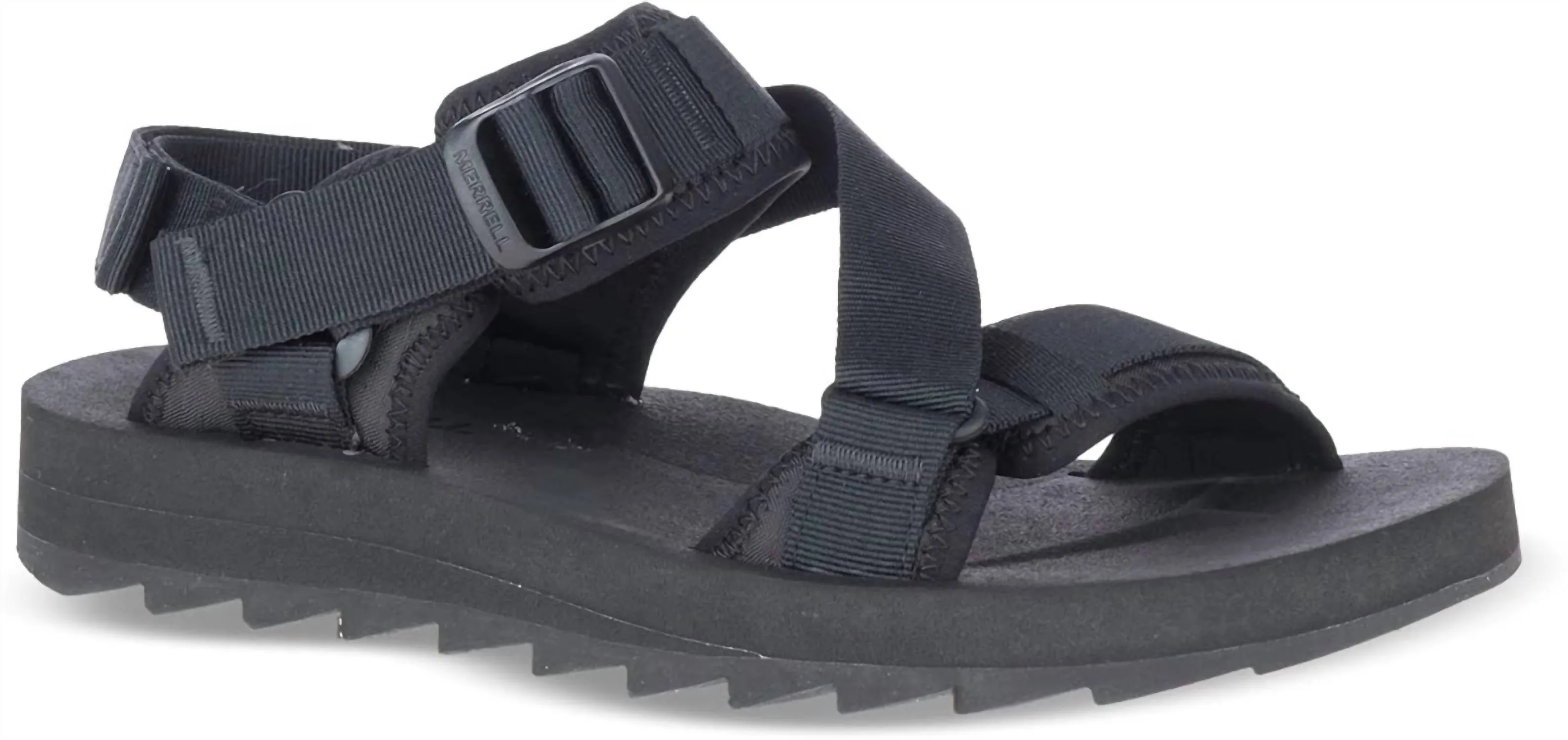 Comfy lining Men??S Alpine Strap Sandals In Black