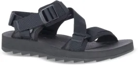 Men??S Alpine Strap Sandals In Black Quick Slide Chic Open-toe Shoes