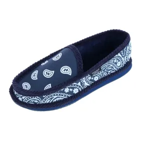 Men's Bandana Print Slip On House Shoe Slipper Lounge Mood All-Purpose Outdoor Shoes