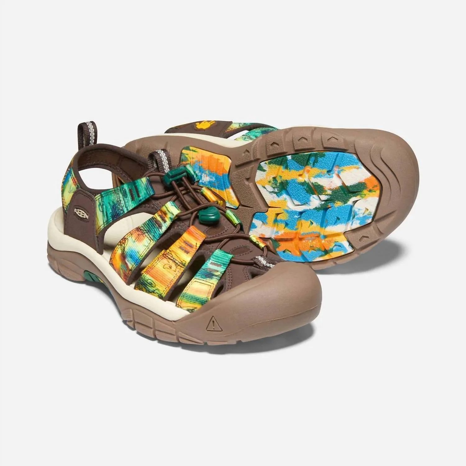 Walking Breezy Mood Men's Banyon Newport "jerry Garcia" Sandal In Multi