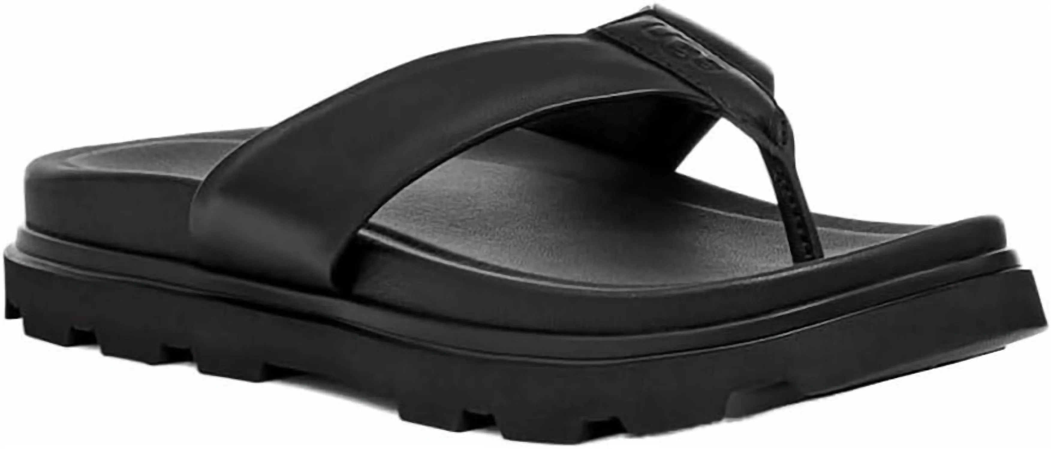 Thin strap Men's Capitola Flip Flops In Black