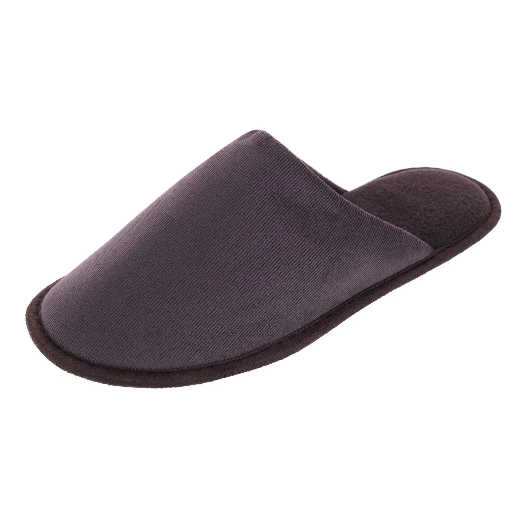 Adjustable band Men's Classic Corduroy Scuff Slipper