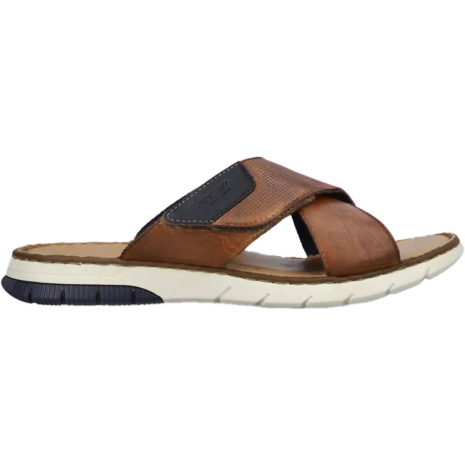 Men's Cody 83 Casual Mules Sandal In Peanut/pazifik Slip Off removable insoles