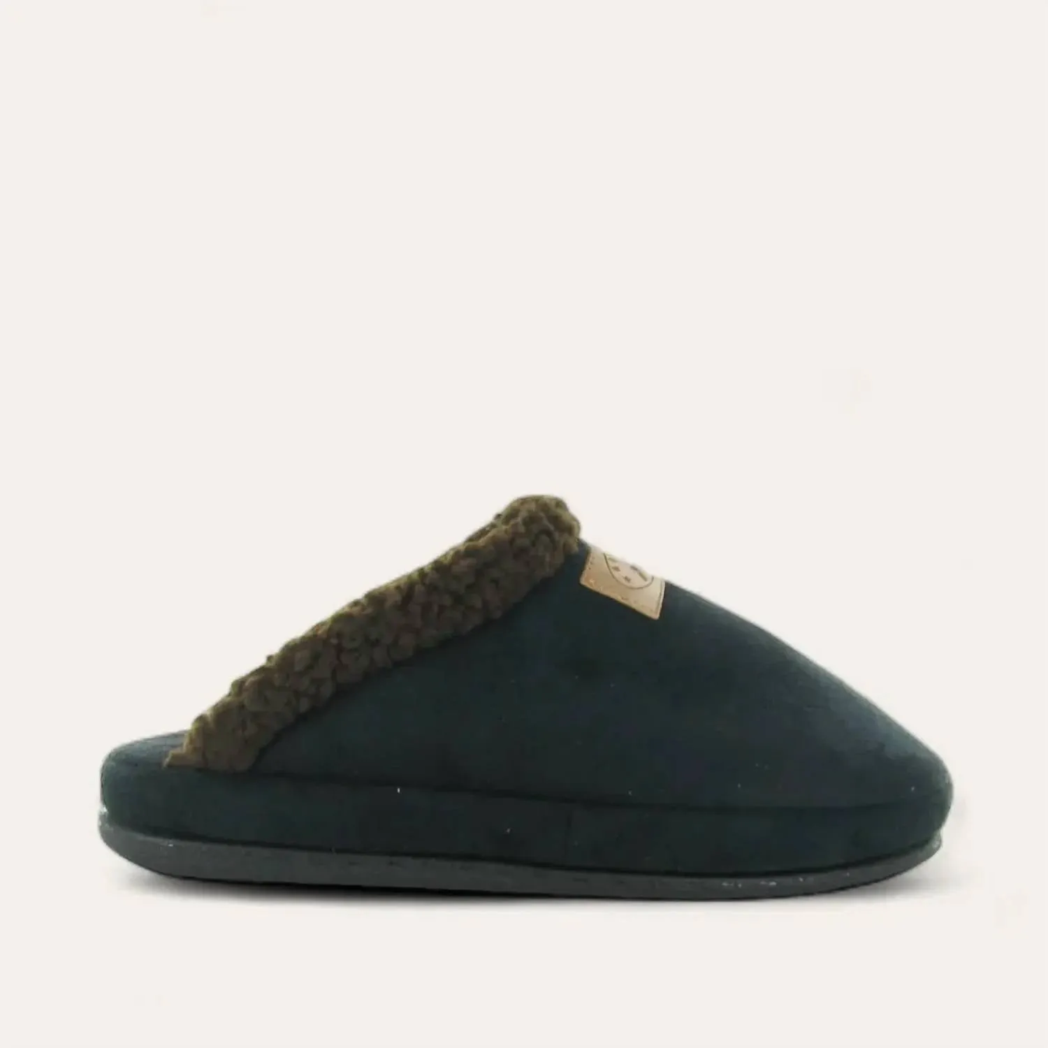 Non-Slip Sole Zero Weight Men's Compose Slipper In Black/brown