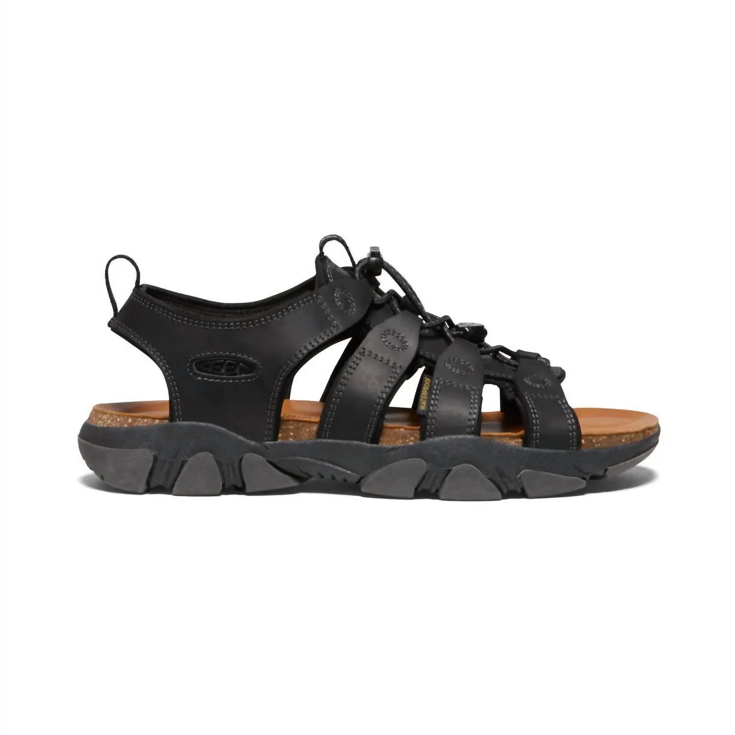 Men's Daytona Ii Open-Toe Walking Sandal In Black/black Simple Entry