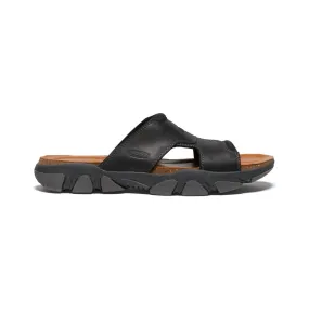 Body Align Orthopedic Support Men's Daytona Ii Slide Sandal In Black/black