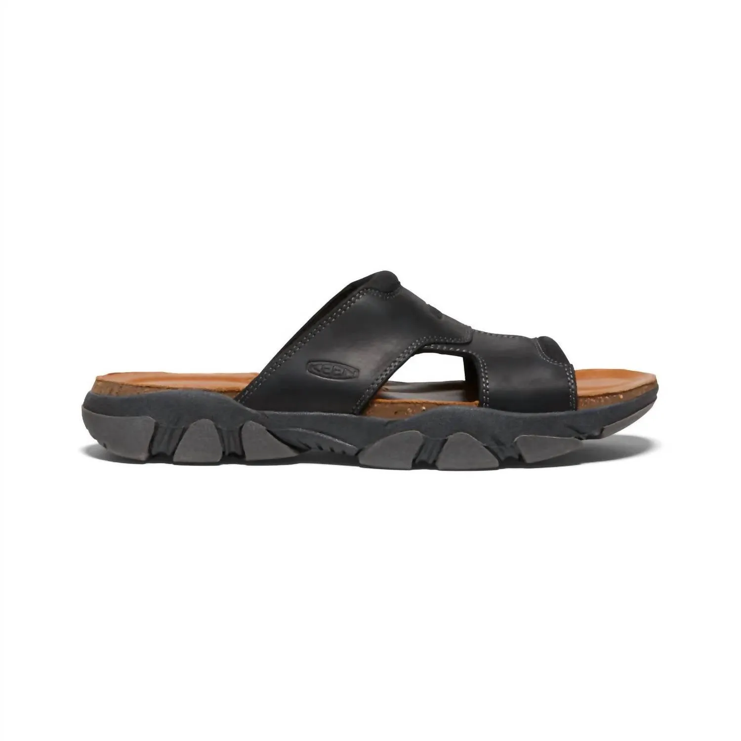 Men's Daytona Ii Slide Sandal In Black/black Compact Fit Outfit Match