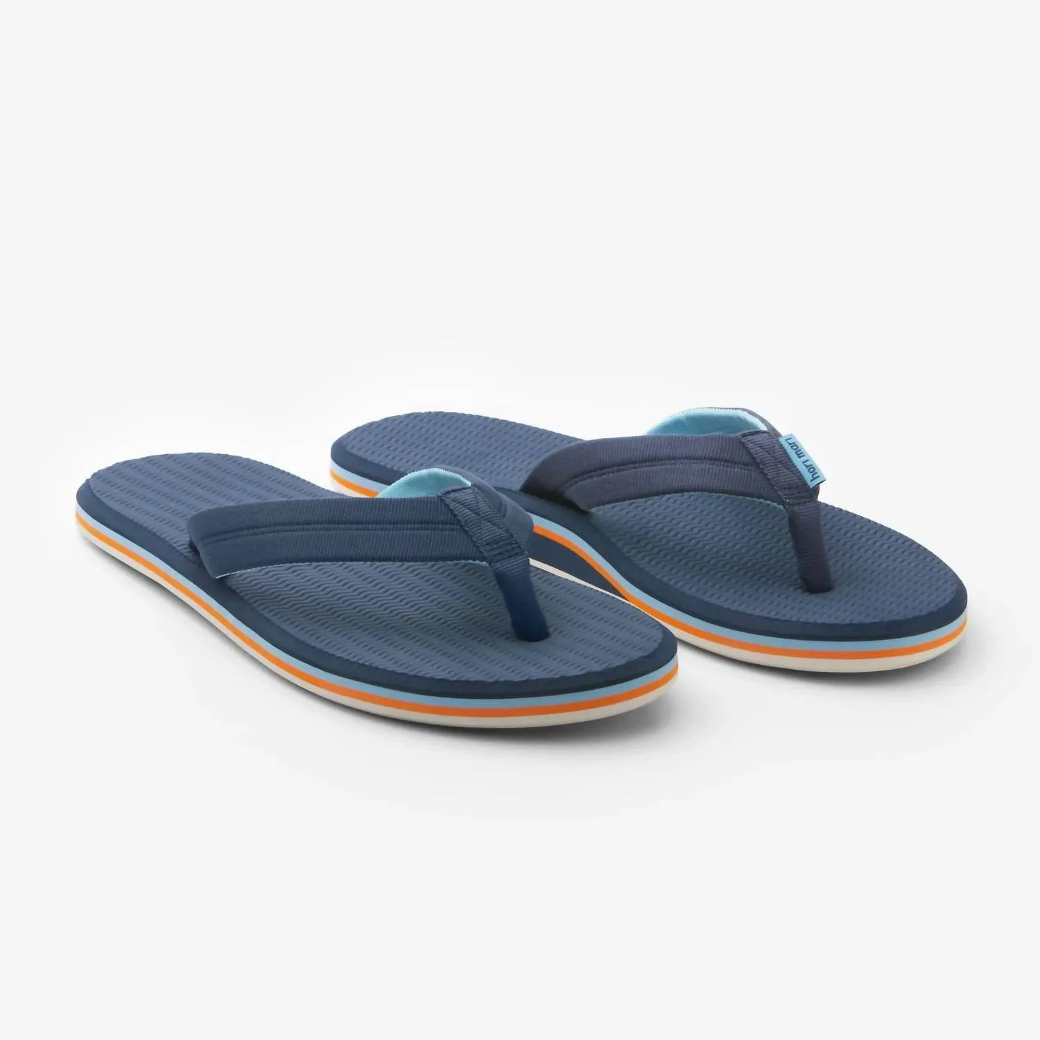 Men's Dunes Flip Flop In Navy Sandal Add Ons Sporty Comfortable