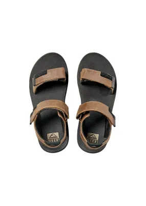 Snack Run Sporty Comfort Men's Fanning Baja Sandal In Black