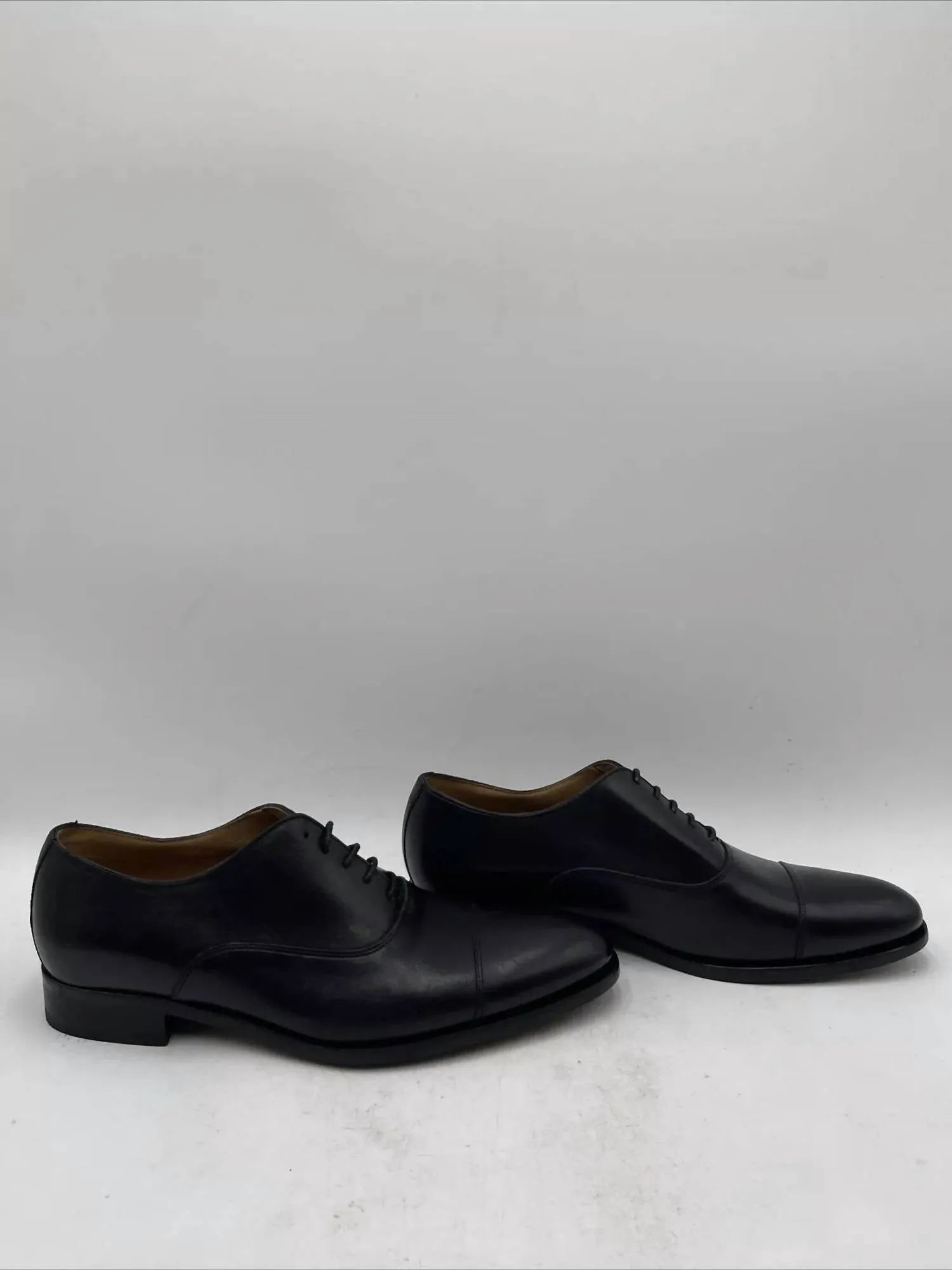 Men's Forley Cap-Toe Leather Oxfords In Black Luc Footwear Fashion