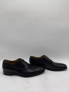 Men's Forley Cap-Toe Leather Oxfords In Black Luc Office Loafers Smooth Form Dress Code Fit