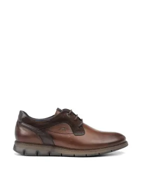 Men's Kiro Lace Up Derby Shoes In Cognac Stable Fit Corporate Staff