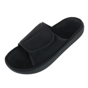 Light Style Ergonomic Build Men's Microterry Trevor Adjustable Slide Slipper