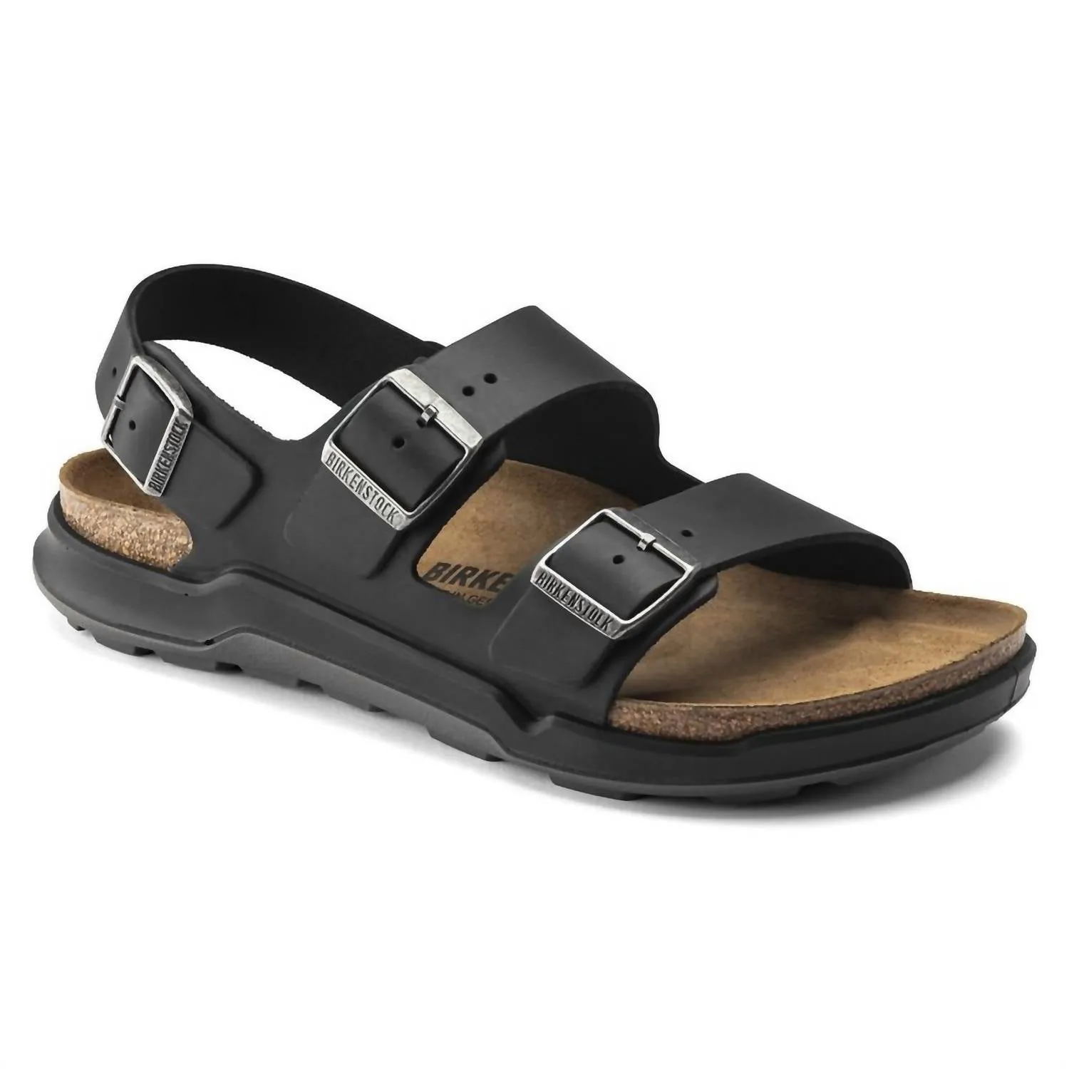 Men's Milano Rugged Sandals In Black platform sandals High-Quality Outdoor Shoes