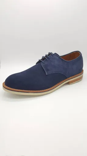 White Collar Oxfords Tailored Silhouette Design Lover Men's Nomad Buck Oxford Shoes In Navy