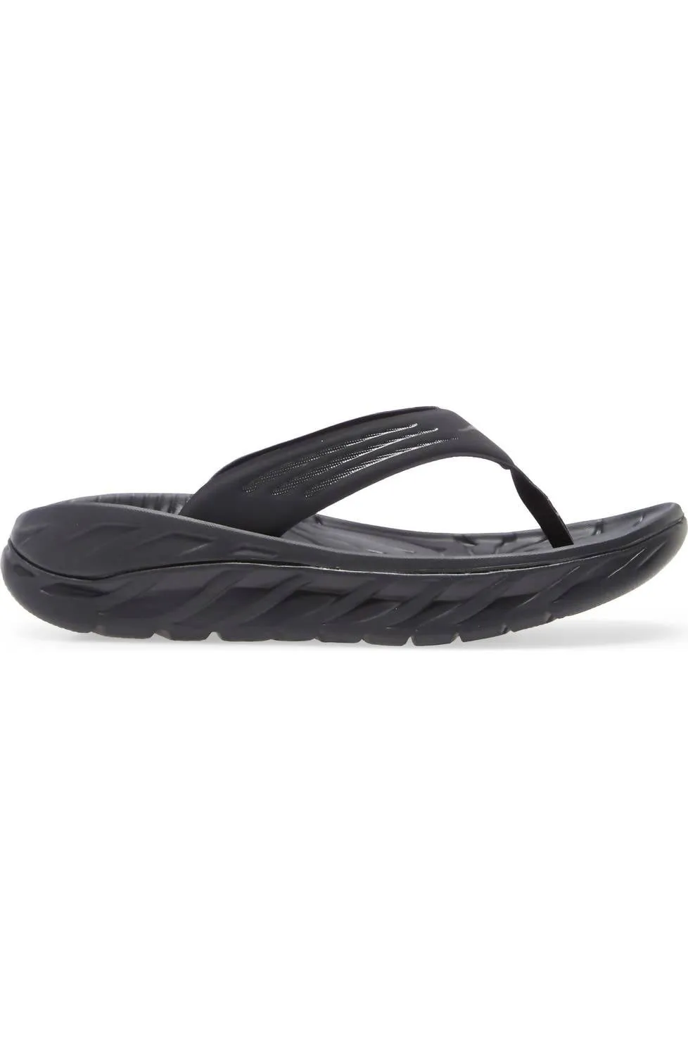 Daily Wear Shoes Men's Ora Recovery Flip Flop In Black/dark Gull Grey