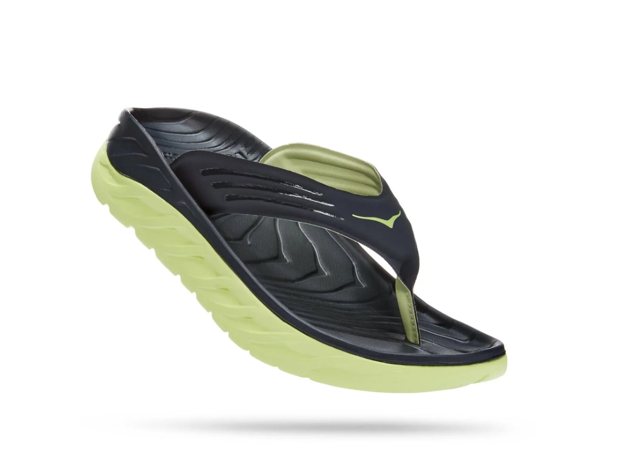 Men's Ora Recovery Flip Flop In Blue Graphite Chain Touch