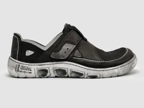 Men's Original Leather Sandals In Black Durable Material wedge sandals