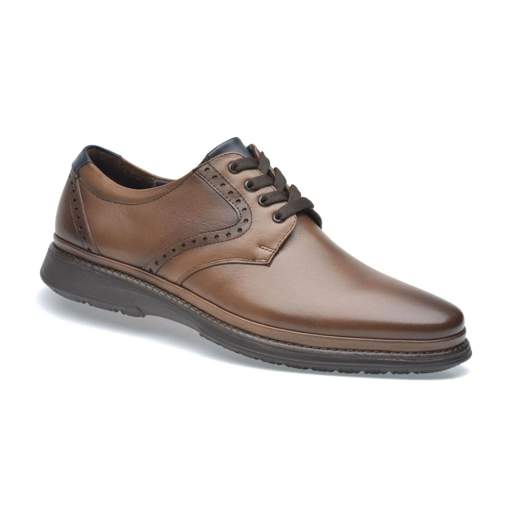 Textured Finish Active Worker Polished Look Client Meeting Men's Oxfords -