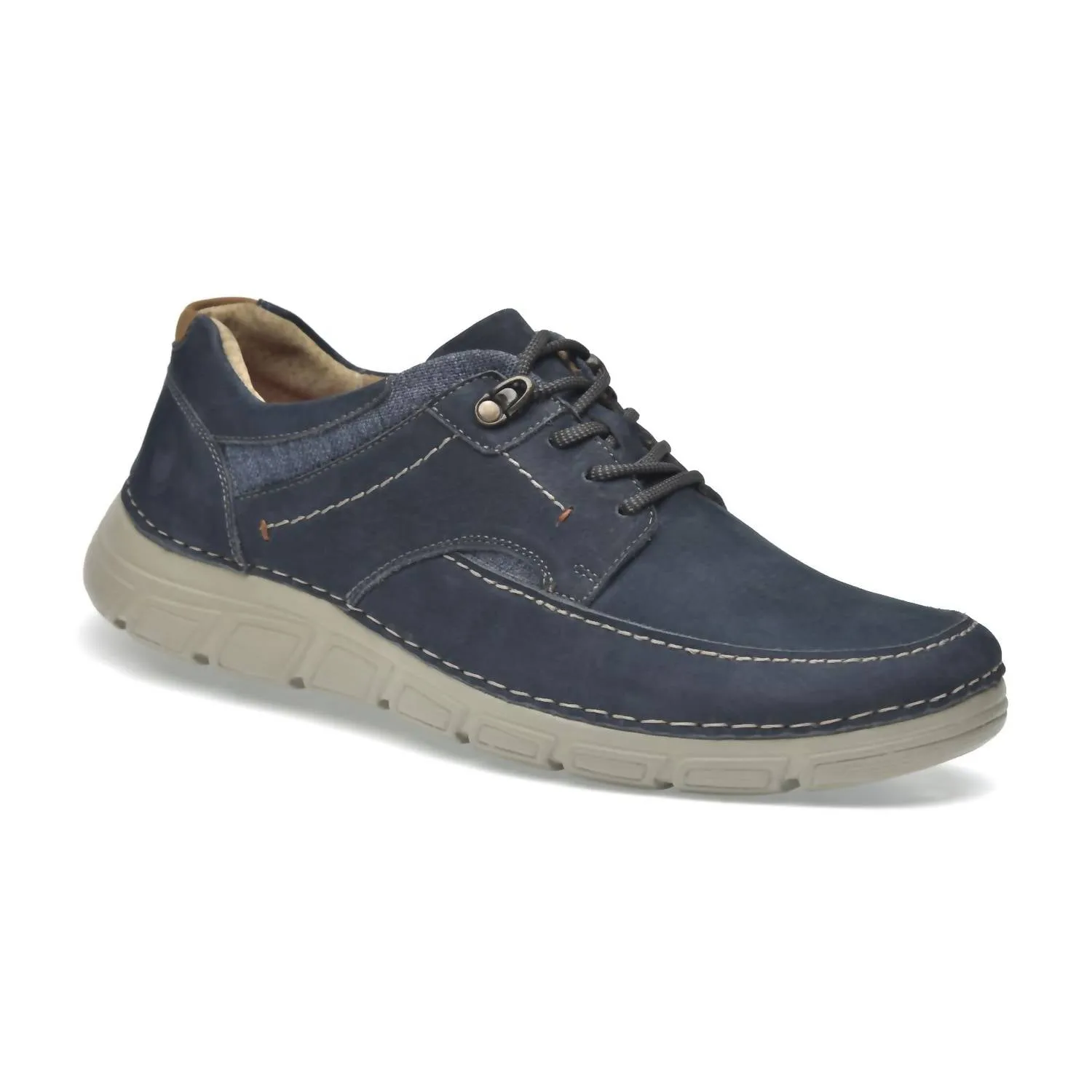 Men's Oxfords Nubuck Rock In Blue Glossy Layer Working Professional