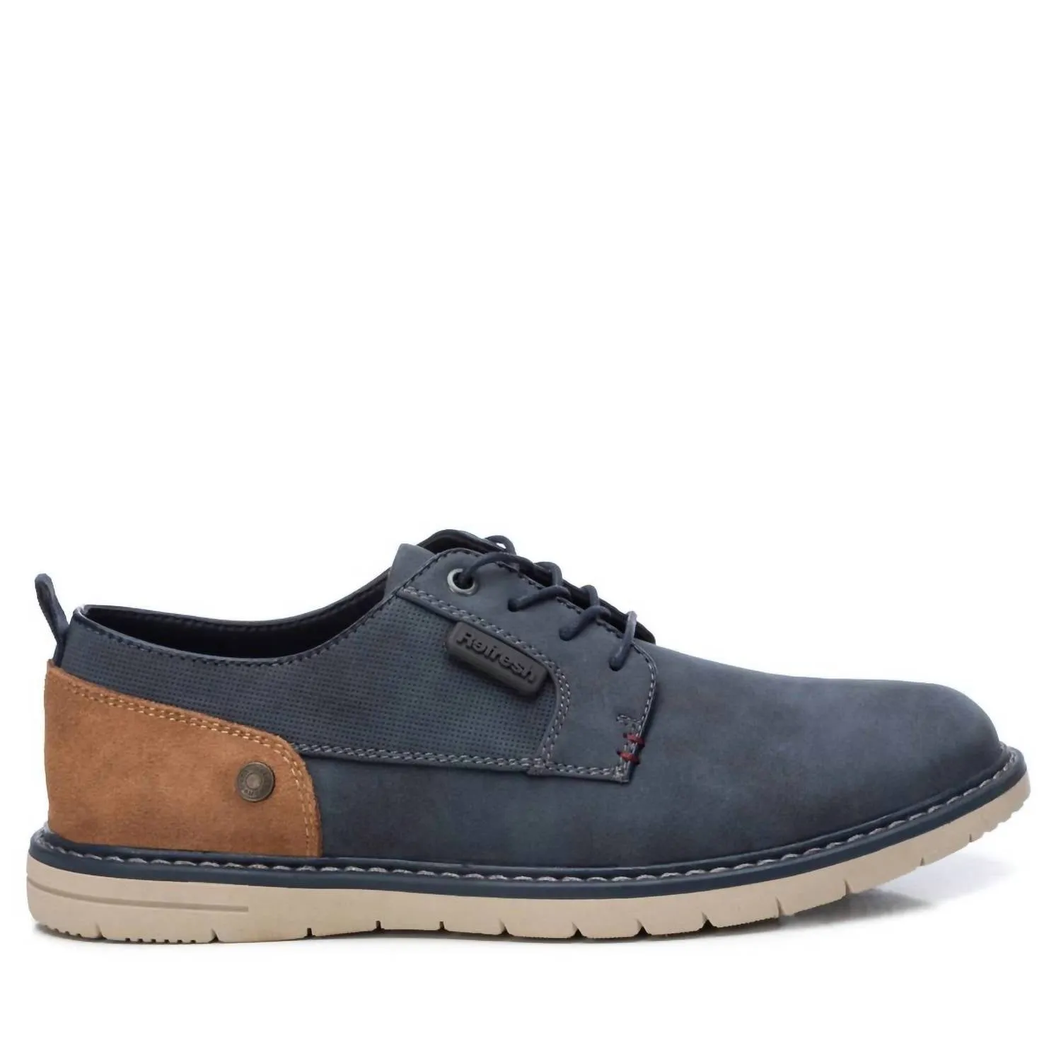 Loafer Style Handcrafted Oxfords Men's Oxfords Shoes In Navy