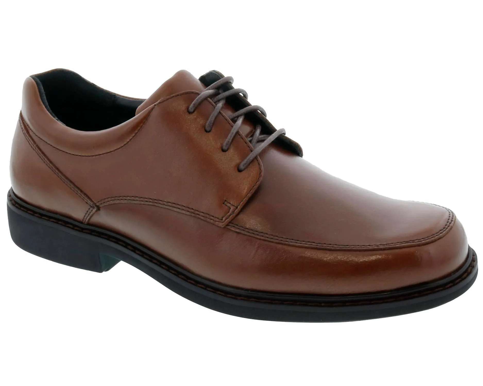 Power Outfit Men's Park Shoe In Brown Leather